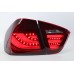 BMW E90 05-08 Red Smoke Light Bar LED Tail Lamp